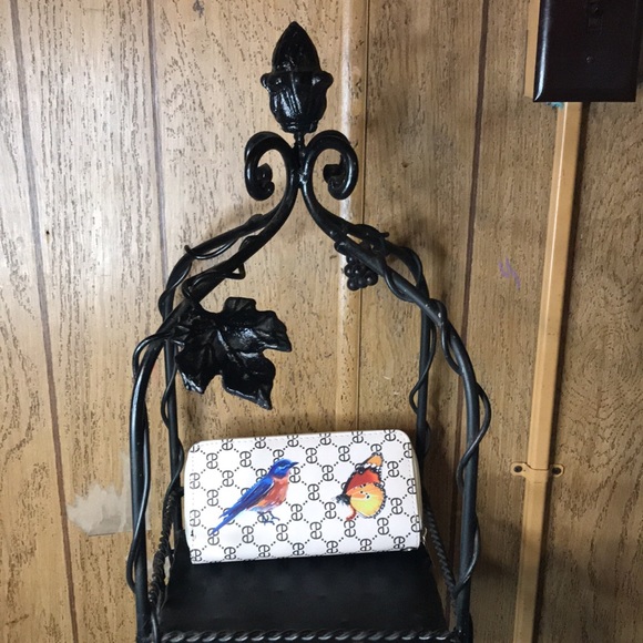 Butterfly and Bird Wristlet Wallet - Picture 12 of 14